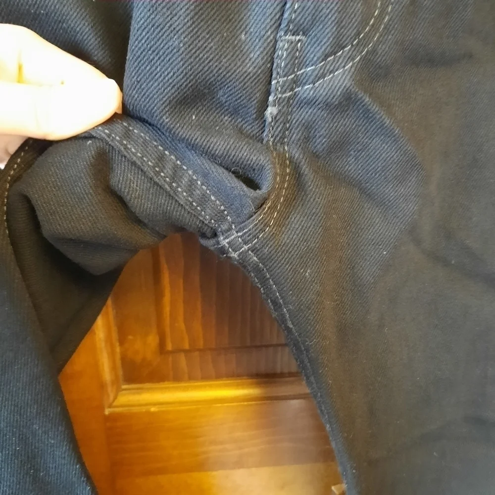 Levi Strauss & Co 505 Regular Fit black denim jeans Size 32×36